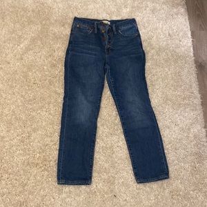 Madewell the perfect vintage crop Jean